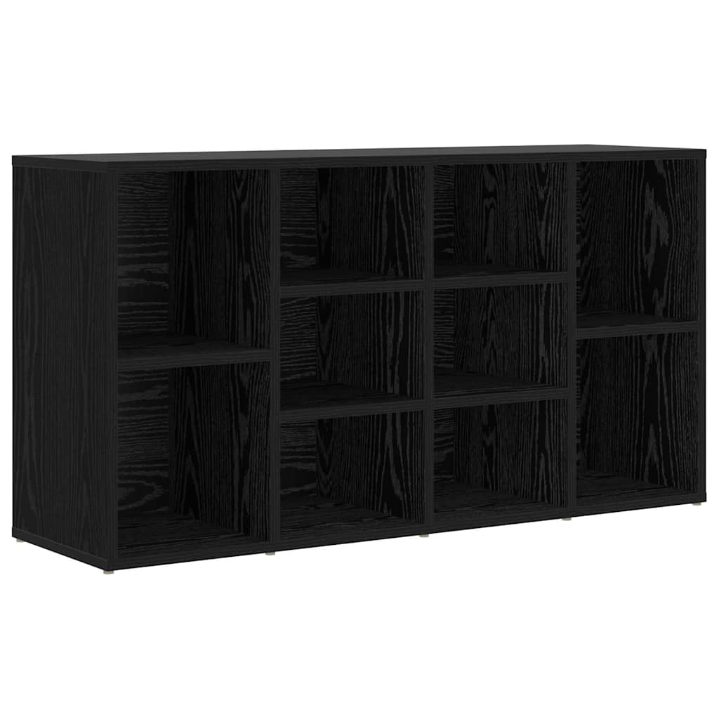 Schuhbank Schwarz Eichen-Optik 103 x 30 x 54.5 cm Holzwerkstoff